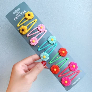Flower Themed Baby Hair Clip