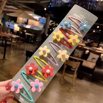 Flower Themed Baby Hair Clip