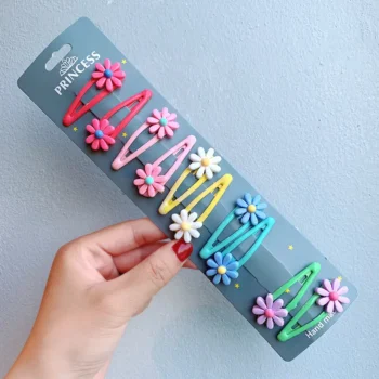 Flower Themed Baby Hair Clip