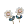 Charming Floral Crystal Stone Earrings
