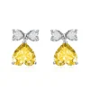 Heart Shape Butterfly Earring
