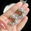 Pearl Hoop Earrings