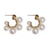 Pearl Hoop Earrings