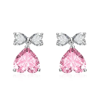 Heart Shape Butterfly Earring