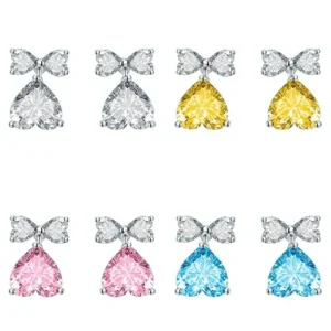 Heart Shape Butterfly Earring