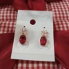 Ocean Red Denzel Earrings