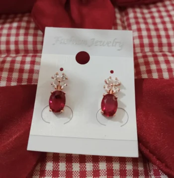 Ocean Red Denzel Earrings