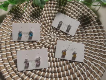 Heart Shape Butterfly Earring