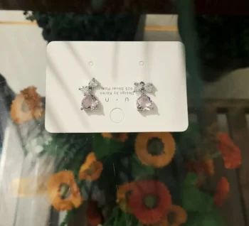 Heart Shape Butterfly Earring