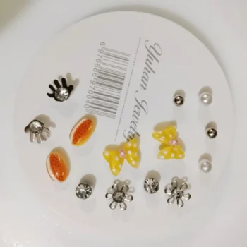 Elegant 7 Pair Earring Set – Style for Every Mood