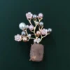 Blossom Pearl Tree Hijab Brooch