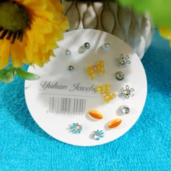 Elegant 7 Pair Earring Set – Style for Every Mood