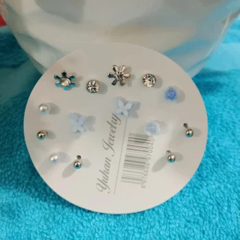 Elegant 7 Pair Earring Set – Style for Every Mood