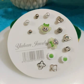 Elegant 7 Pair Earring Set – Style for Every Mood