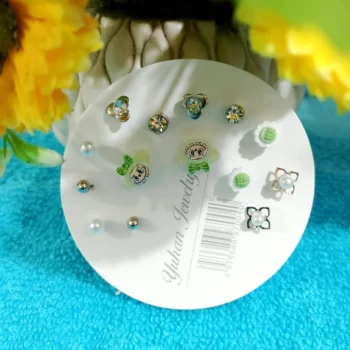 Elegant 7 Pair Earring Set – Style for Every Mood