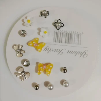 Elegant 7 Pair Earring Set – Style for Every Mood