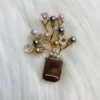 Blossom Pearl Tree Hijab Brooch
