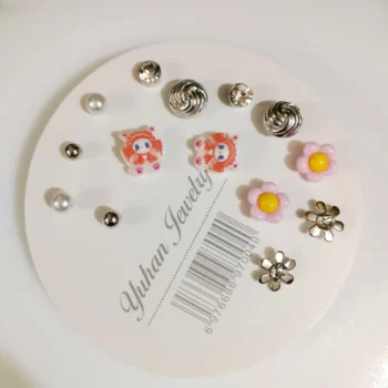 Elegant 7 Pair Earring Set – Style for Every Mood