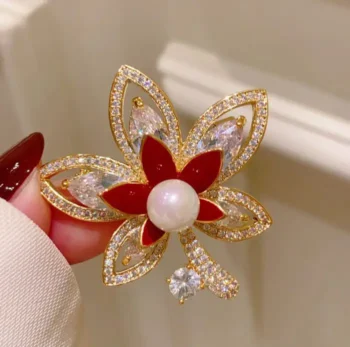 Star stone Hijab Brooch Multi Design