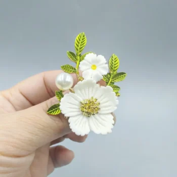 Flower Hijab Brooch Multi Design