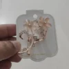 Crystal Flower Brooch
