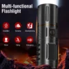 Multi-functional Rechargeable Flashlight with Power Bank