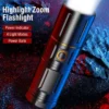 Multi-functional Rechargeable Flashlight with Power Bank