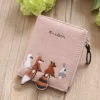 Cute Animal Embroidered Wallet –