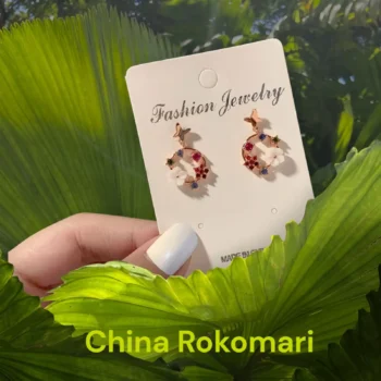 Elegant Heart Crystal Earrings -