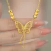 Butterfly Pendant Necklace