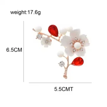 Pearl Blossom Hijab Brooch