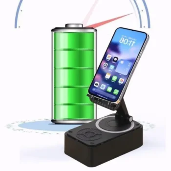 2 in 1 Cell Phone Stand with Wireless Bluetooth Speaker