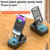 2 in 1 Cell Phone Stand with Wireless Bluetooth Speaker
