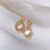 Aurora Gold Crystal Drops Earrings