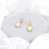 Aurora Gold Crystal Drops Earrings