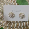 Round Pearl Earrings
