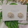 Round Pearl Earrings