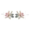 Elegant Floral Pearl Earrings