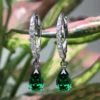 Drop Pear Shaped Zircon Earrings