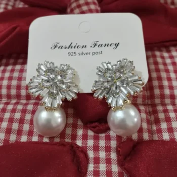 CAOSHI Luxury Cubic Zircon Pearl Earring