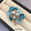 Ocean Bloom Elegance Brooch
