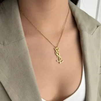 Stainless Steel YSL Necklace