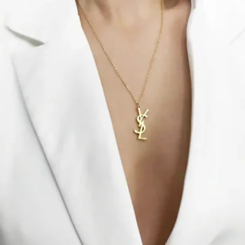 Stainless Steel YSL Necklace