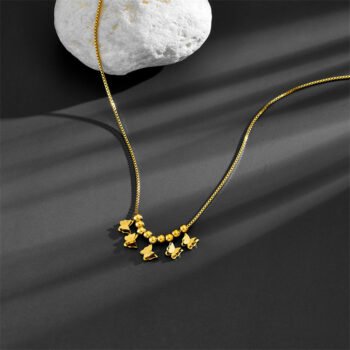 Golden Flutter Necklace