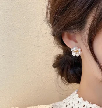 Bloom Pearl Stud Earrings